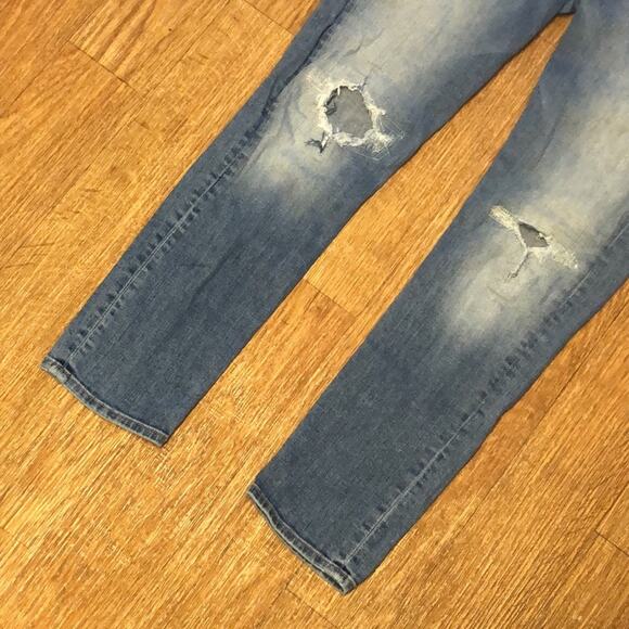 Rag & Bone Gunner Distressed Light Wash Capri Jeans Size 29 - Picture 7 of 13